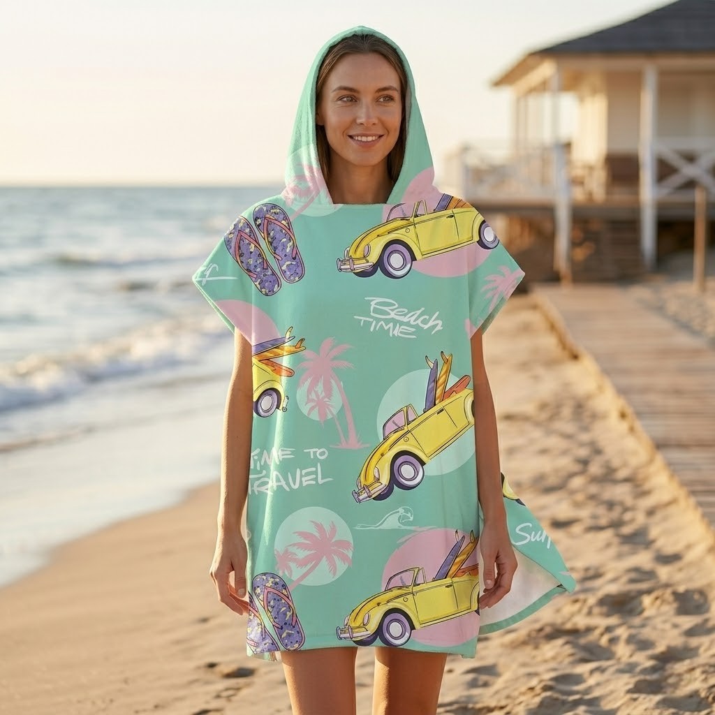 Poncho surf femme Breezy