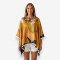 Poncho été femme fleuri