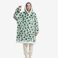Poncho polaire femme léopard