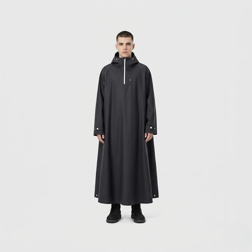 Poncho pluie homme long renforcé
