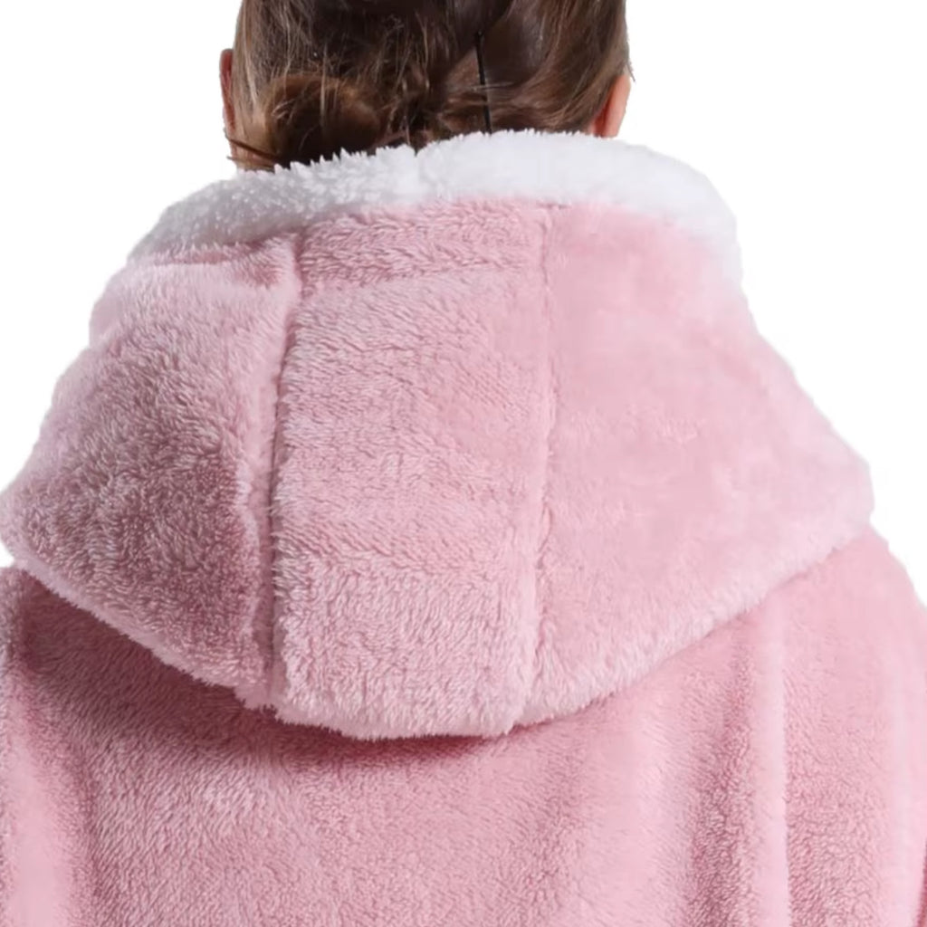 Poncho polaire cocooning