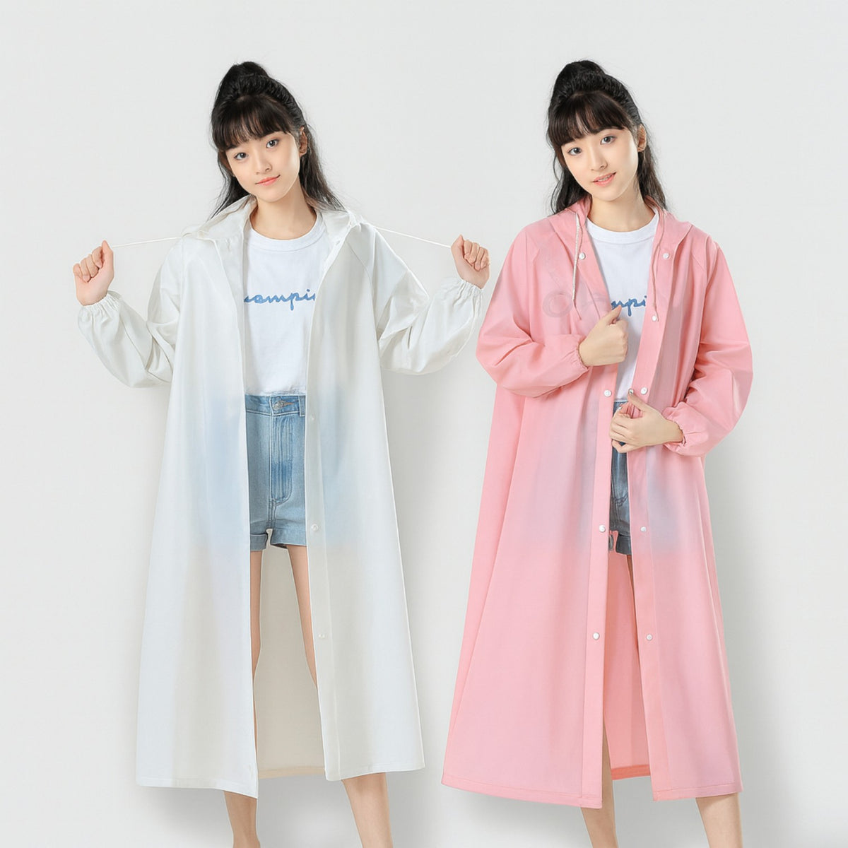 Poncho pluie femme confort