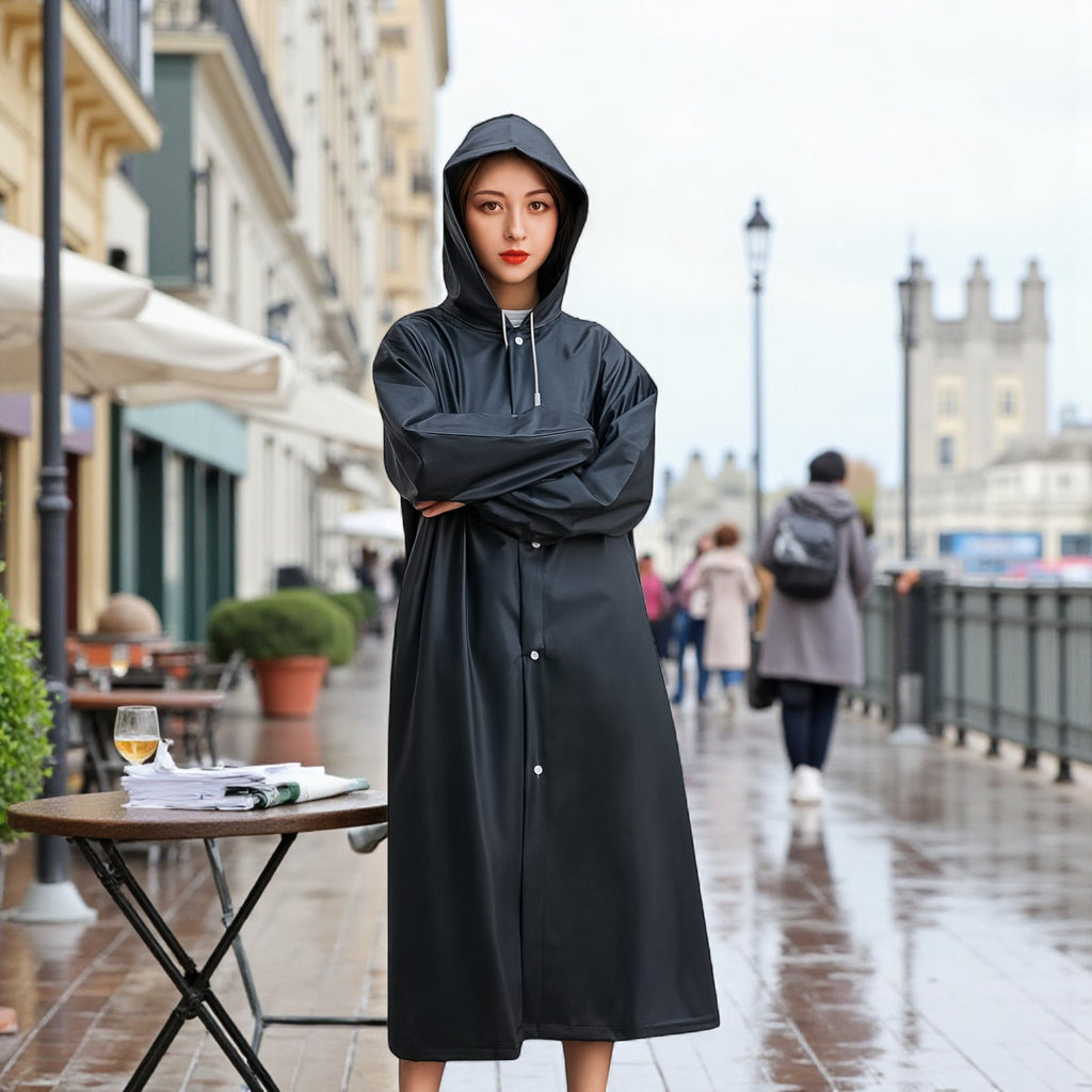 Poncho pluie femme pratique