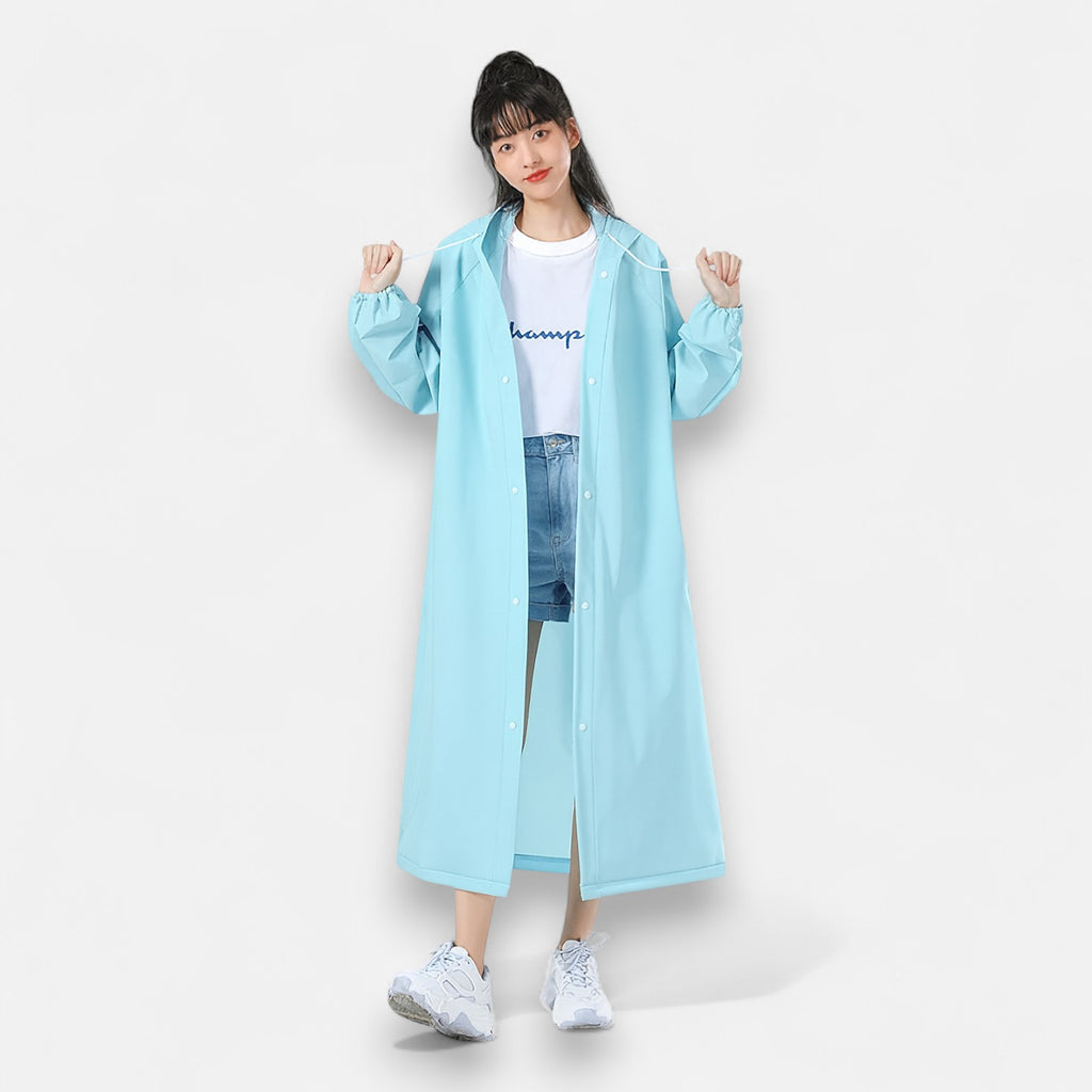Poncho pluie femme confort