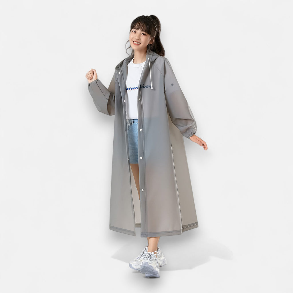 Poncho pluie femme confort