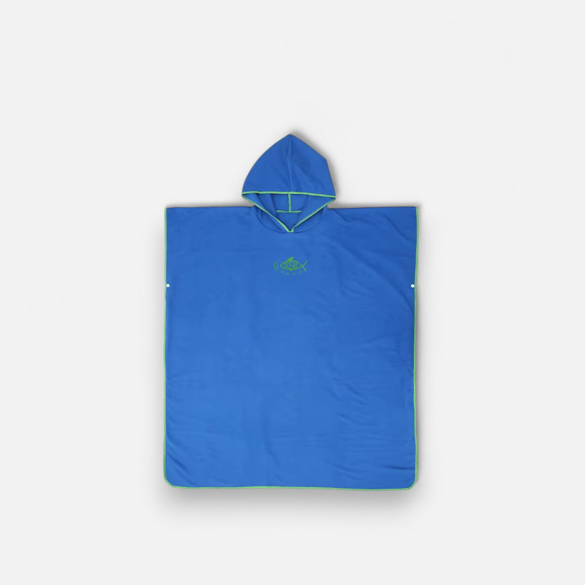 Poncho plage homme motif poisson