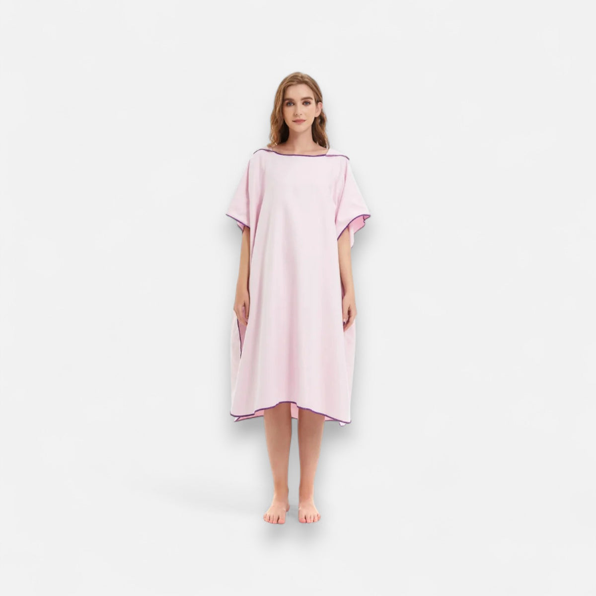 Poncho de bain femme microfibre