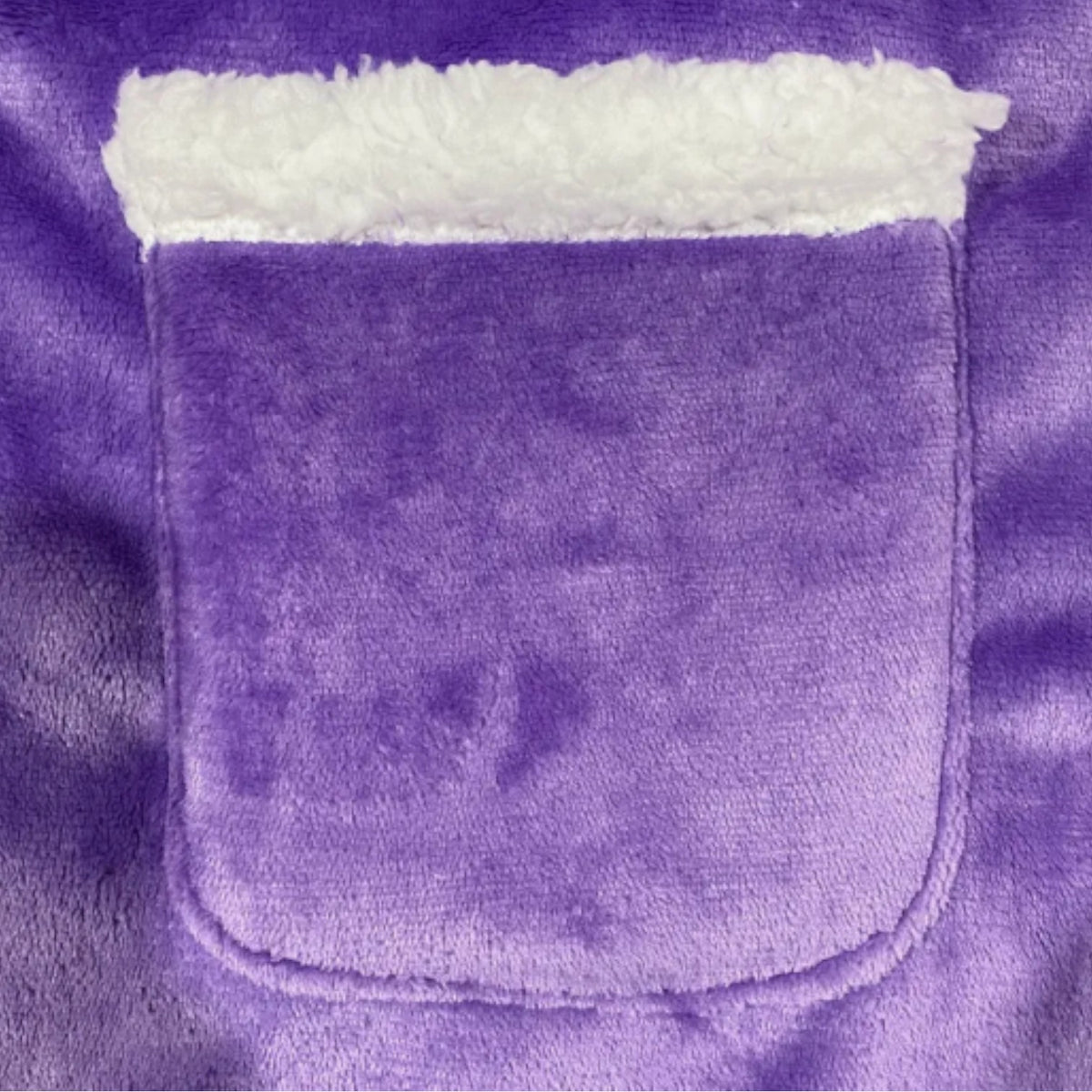 Poncho polaire femme long