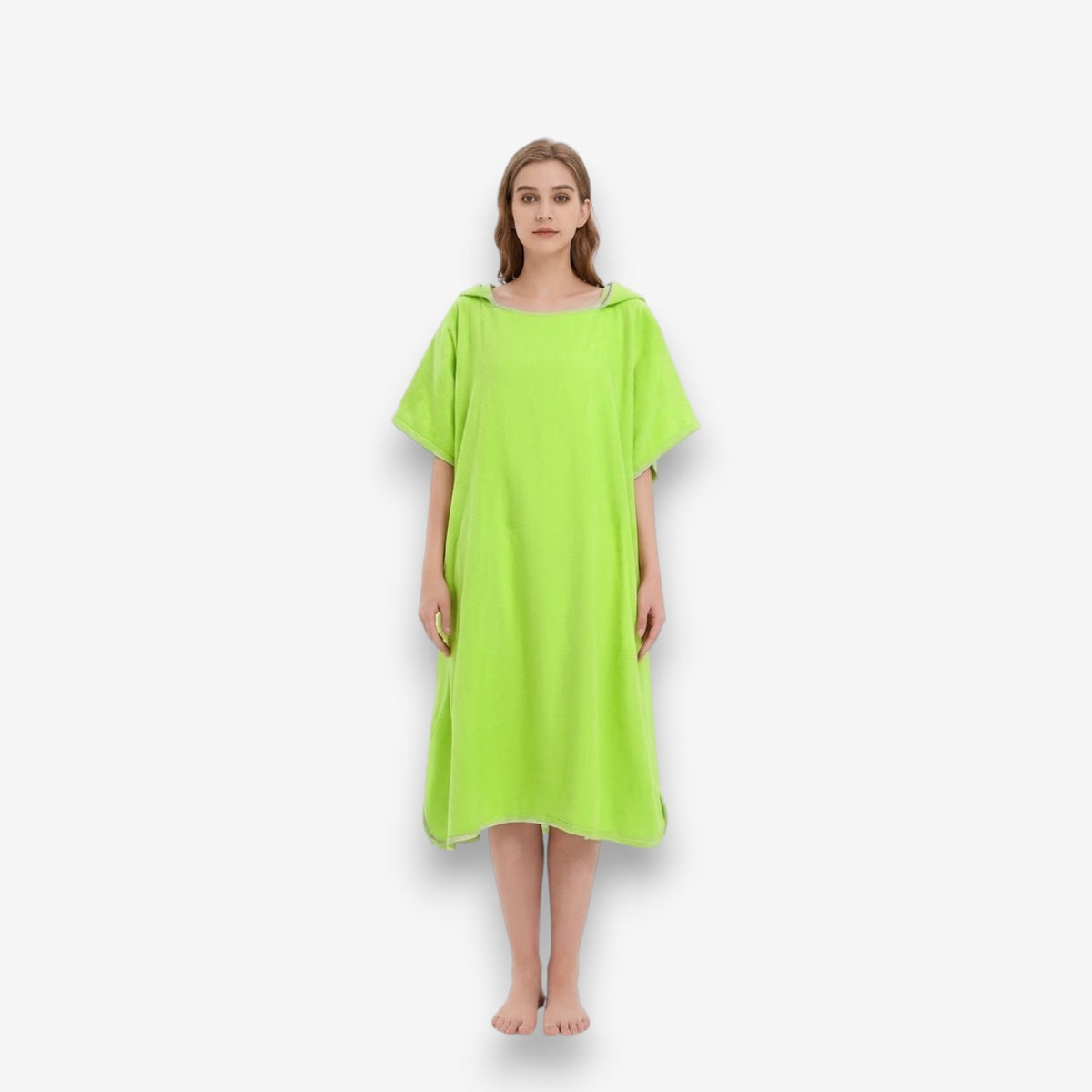 Poncho de bain femme microfibre