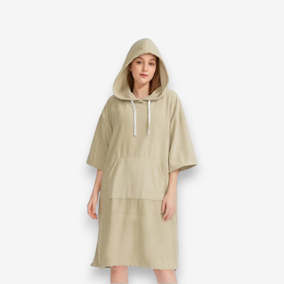 Poncho de bain femme style décontracté