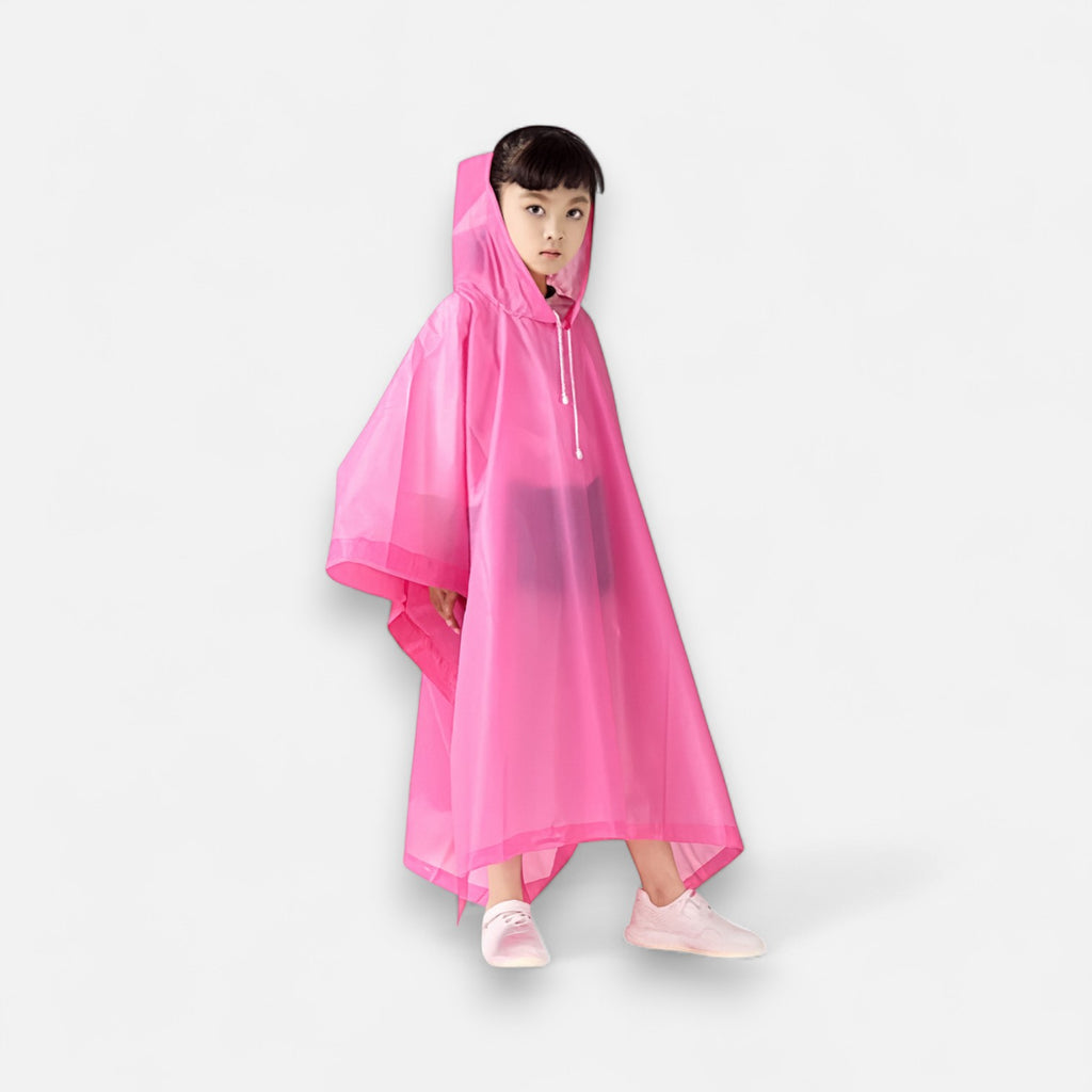 Poncho pluie enfant pratique
