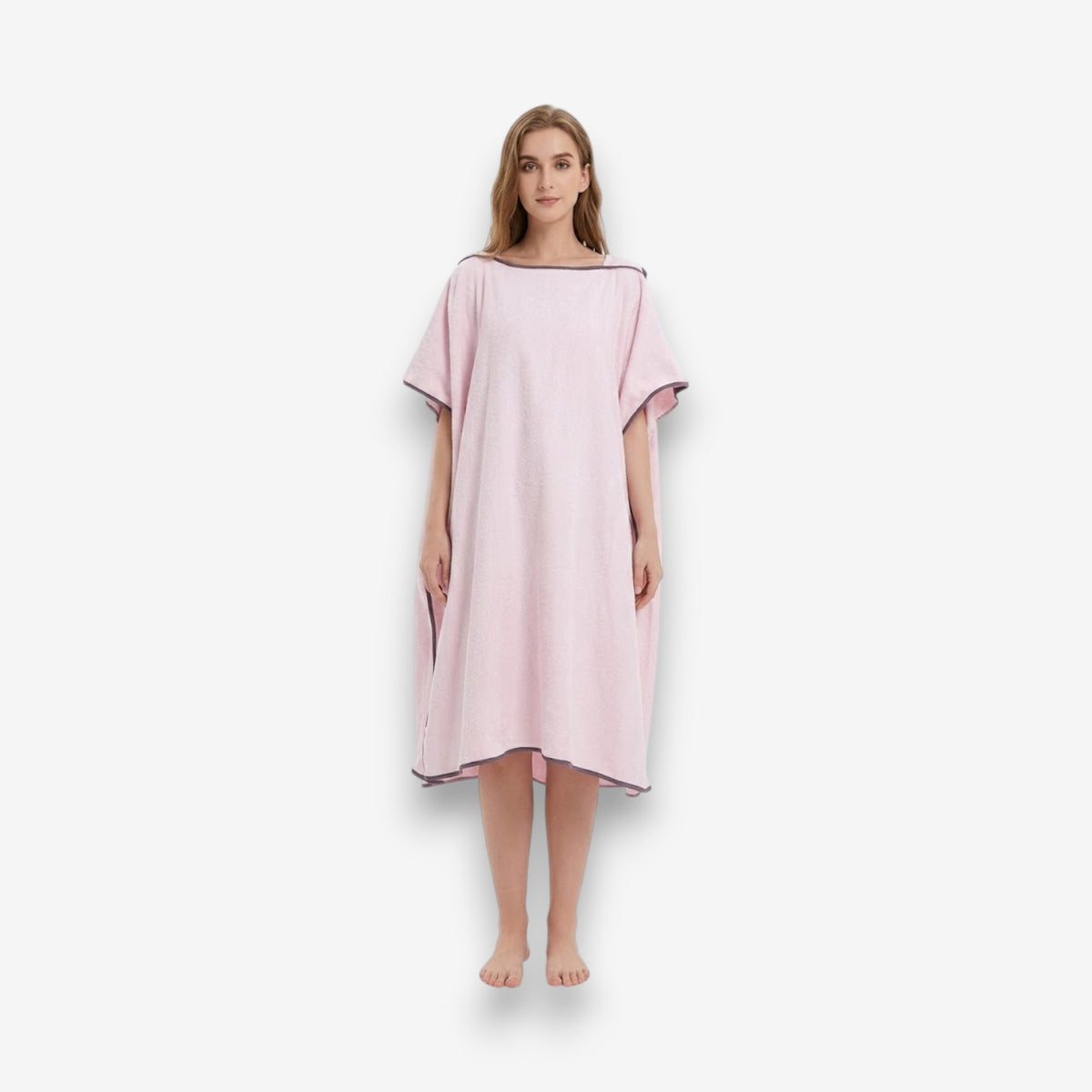 Poncho de bain femme microfibre