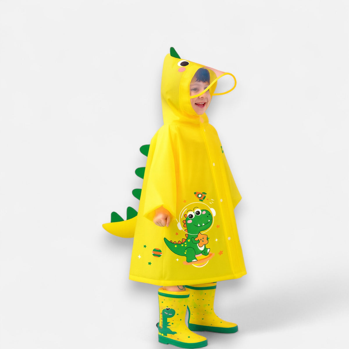 Poncho pluie enfant style féerique