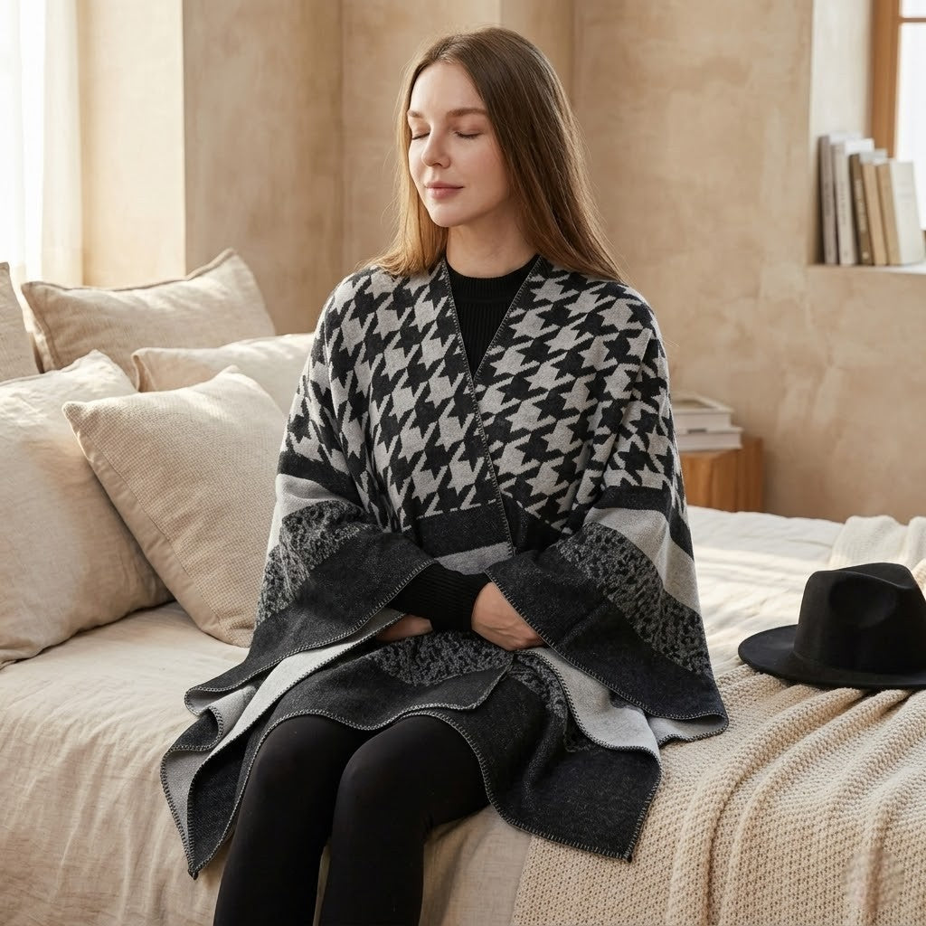 Poncho tendance femme Elegance