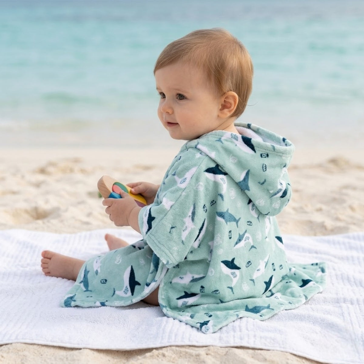 Poncho bébé été