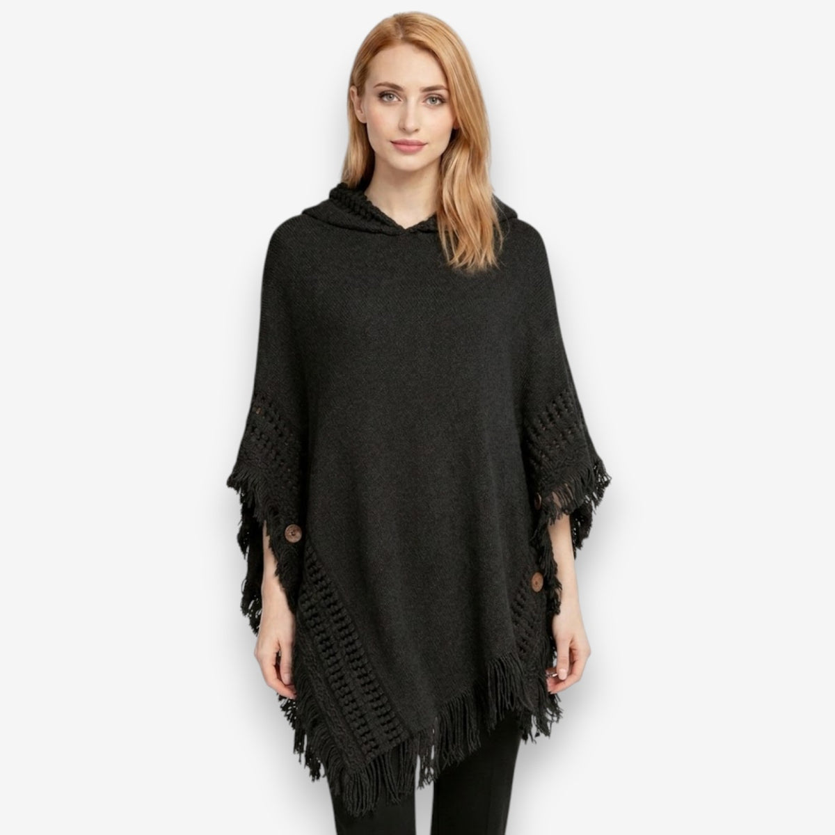 Poncho en laine femme tendance