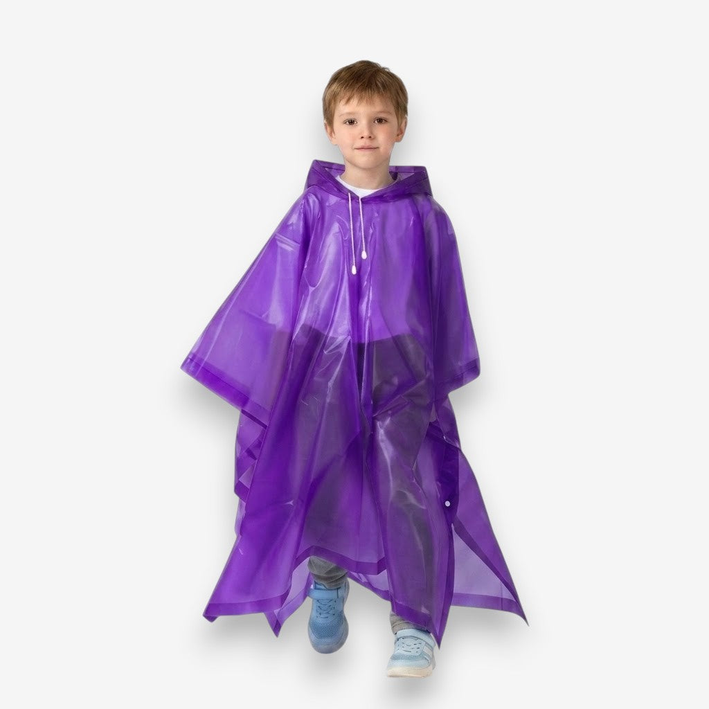 Poncho pluie enfant pratique