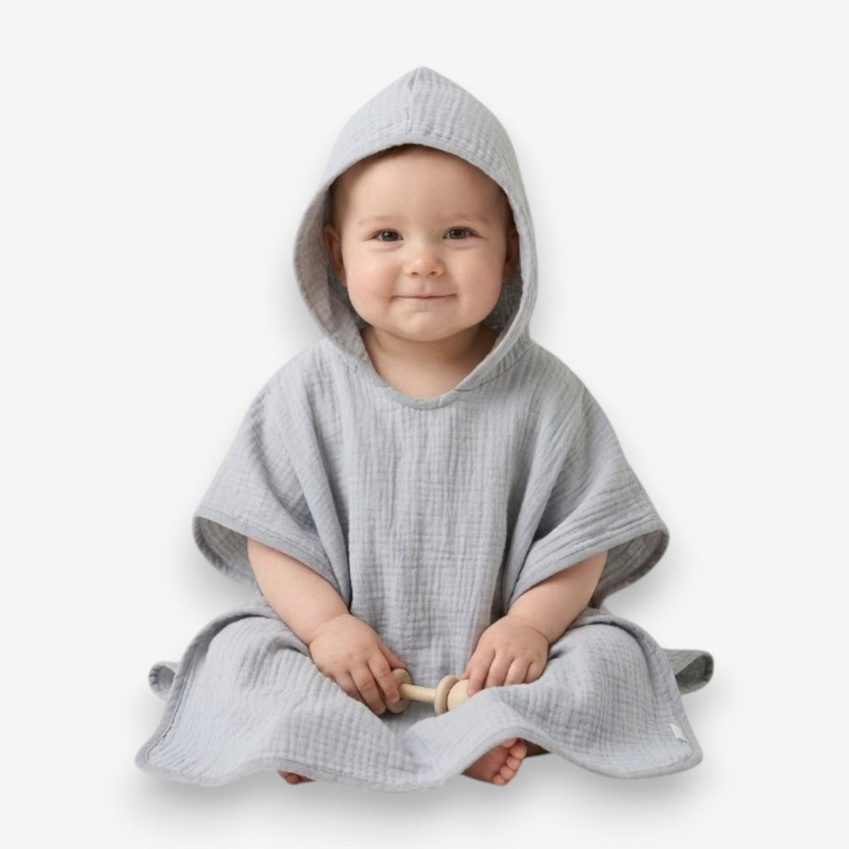 Poncho de bain bébé confort