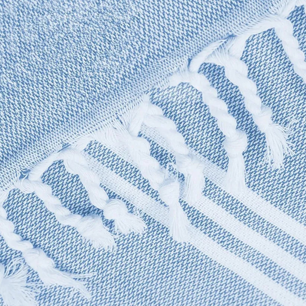 Poncho surf femme à rayures