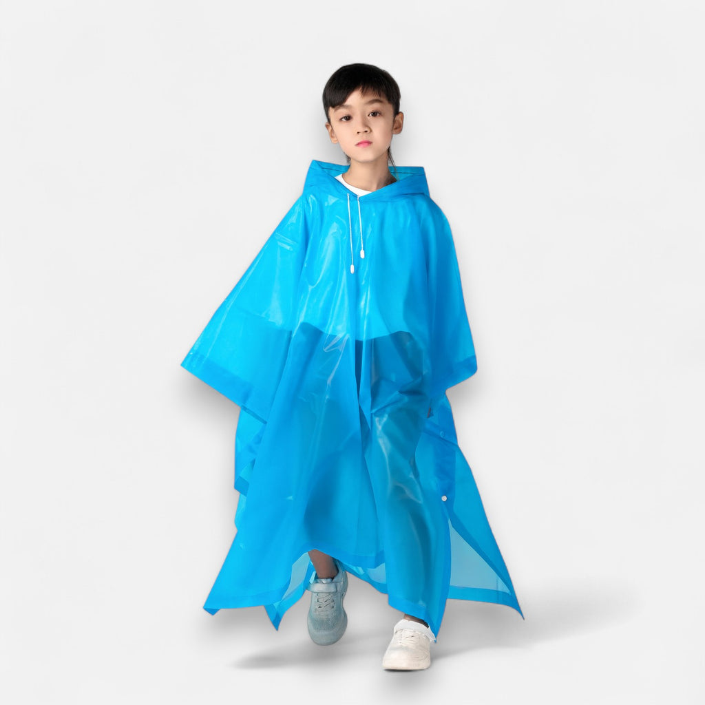Poncho pluie enfant pratique
