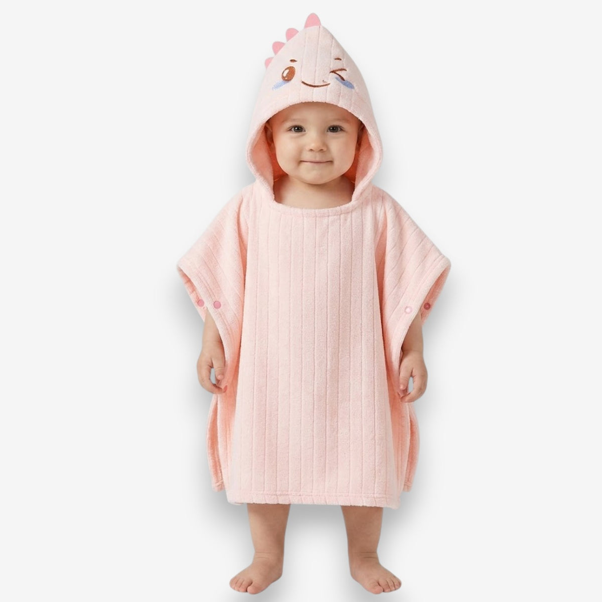 Poncho plage bébé dinosaure