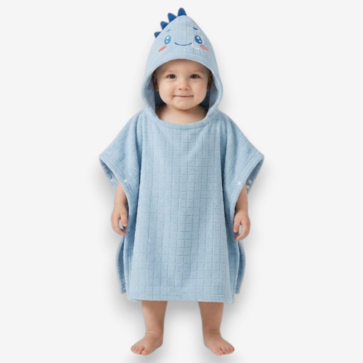 Poncho plage bébé dinosaure