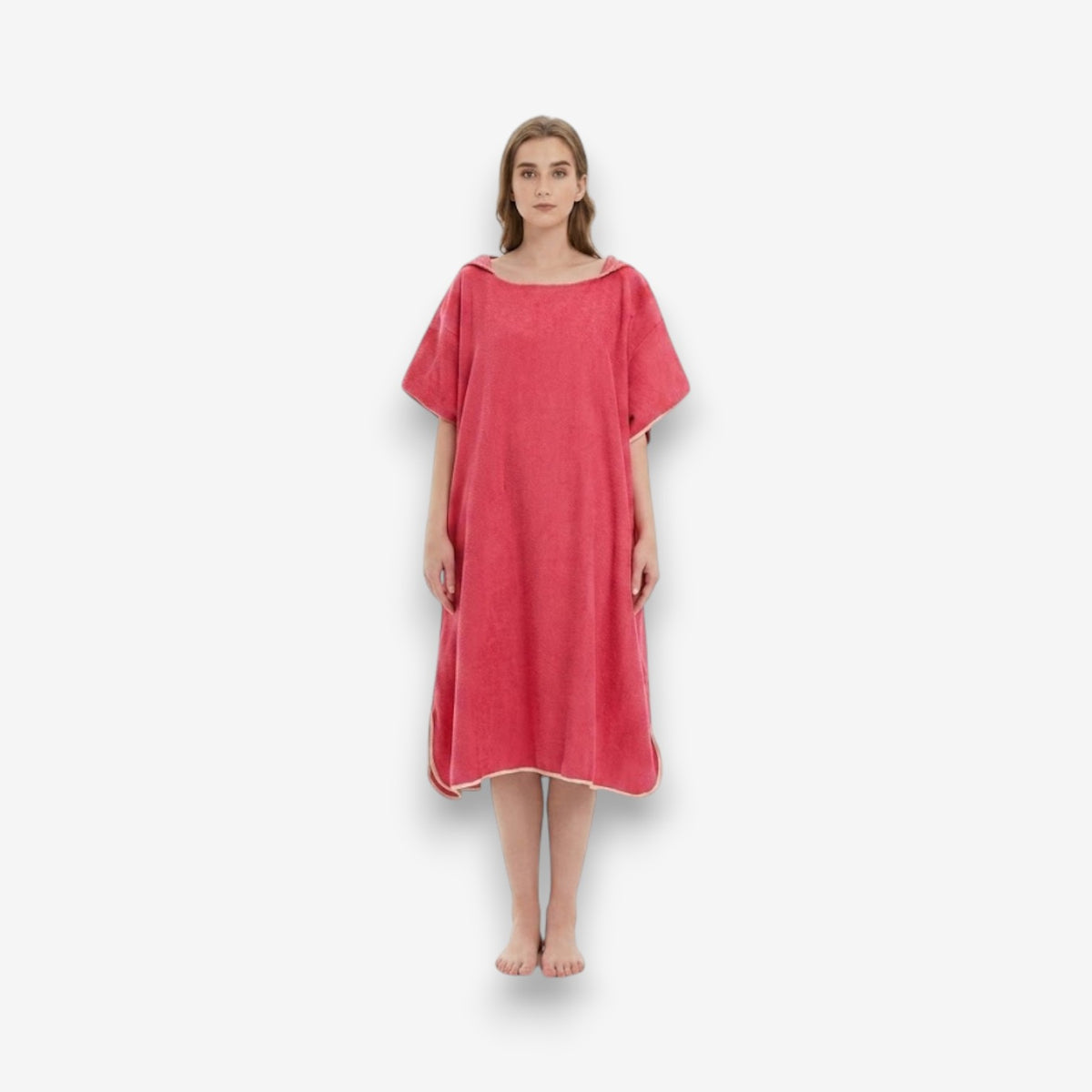 Poncho de bain femme microfibre