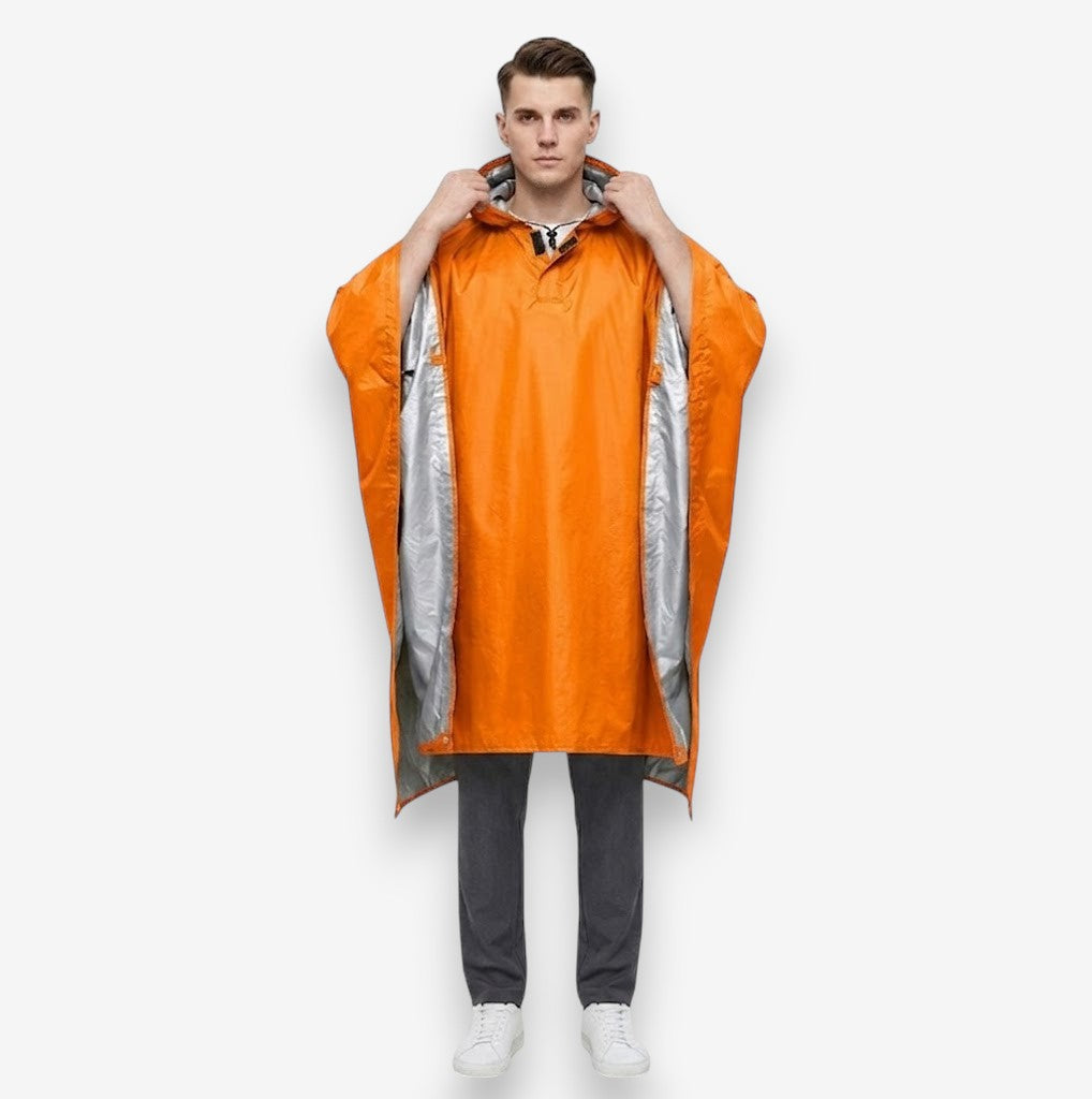 Poncho pluie homme coupe-vent