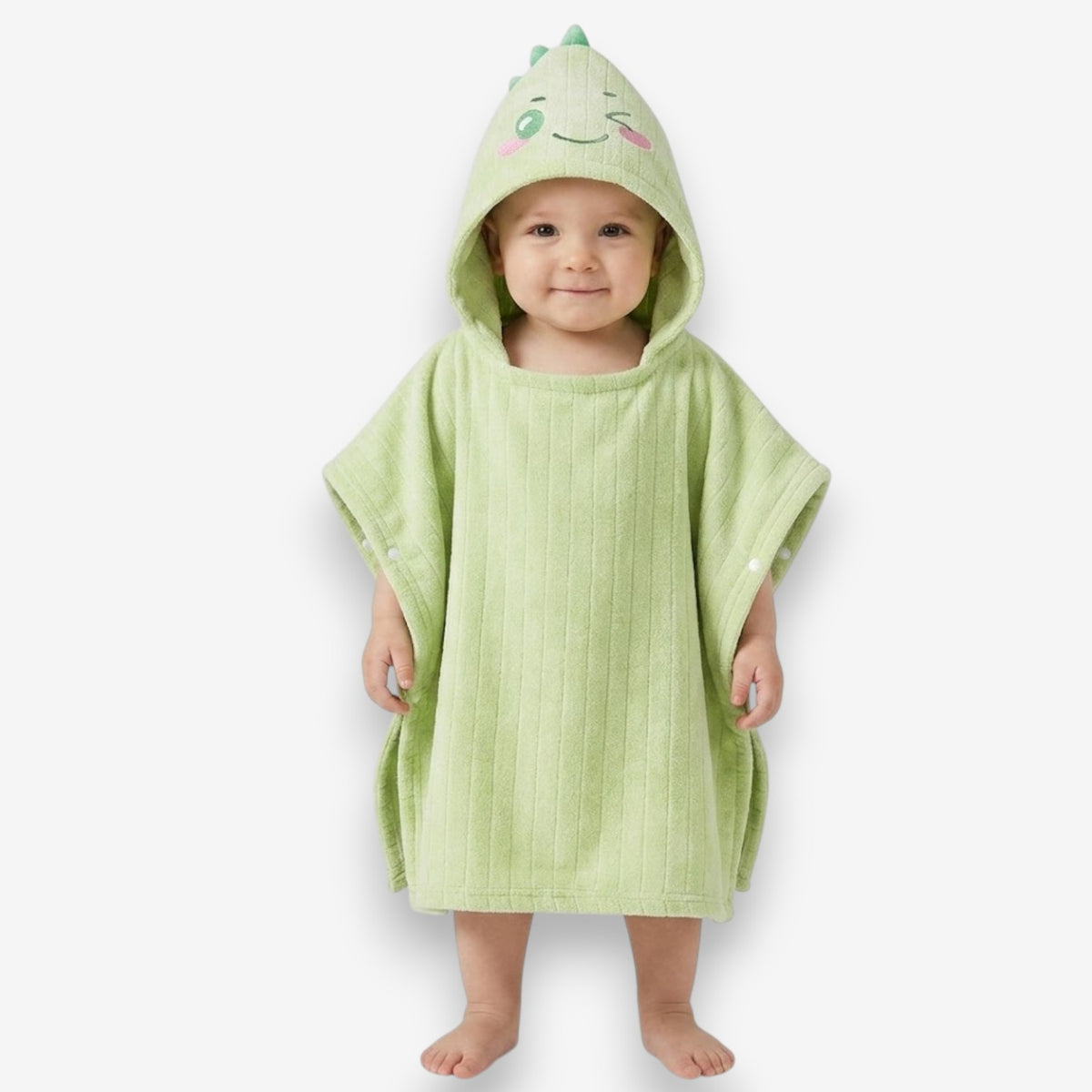 Poncho plage bébé dinosaure
