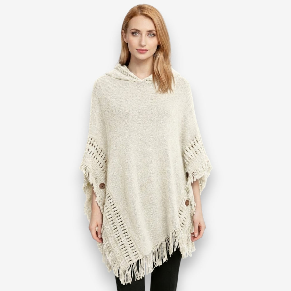 Poncho en laine femme tendance