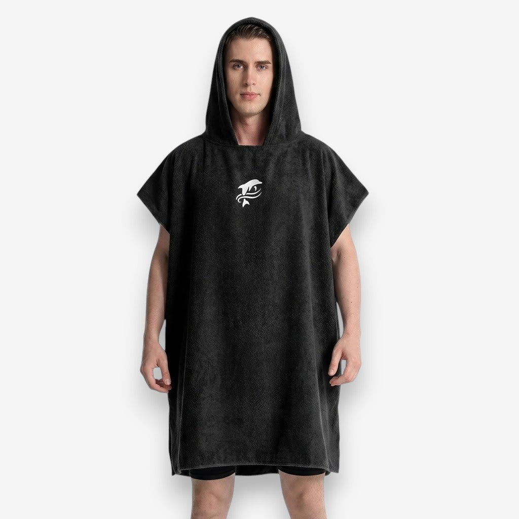 Poncho plage homme confortable