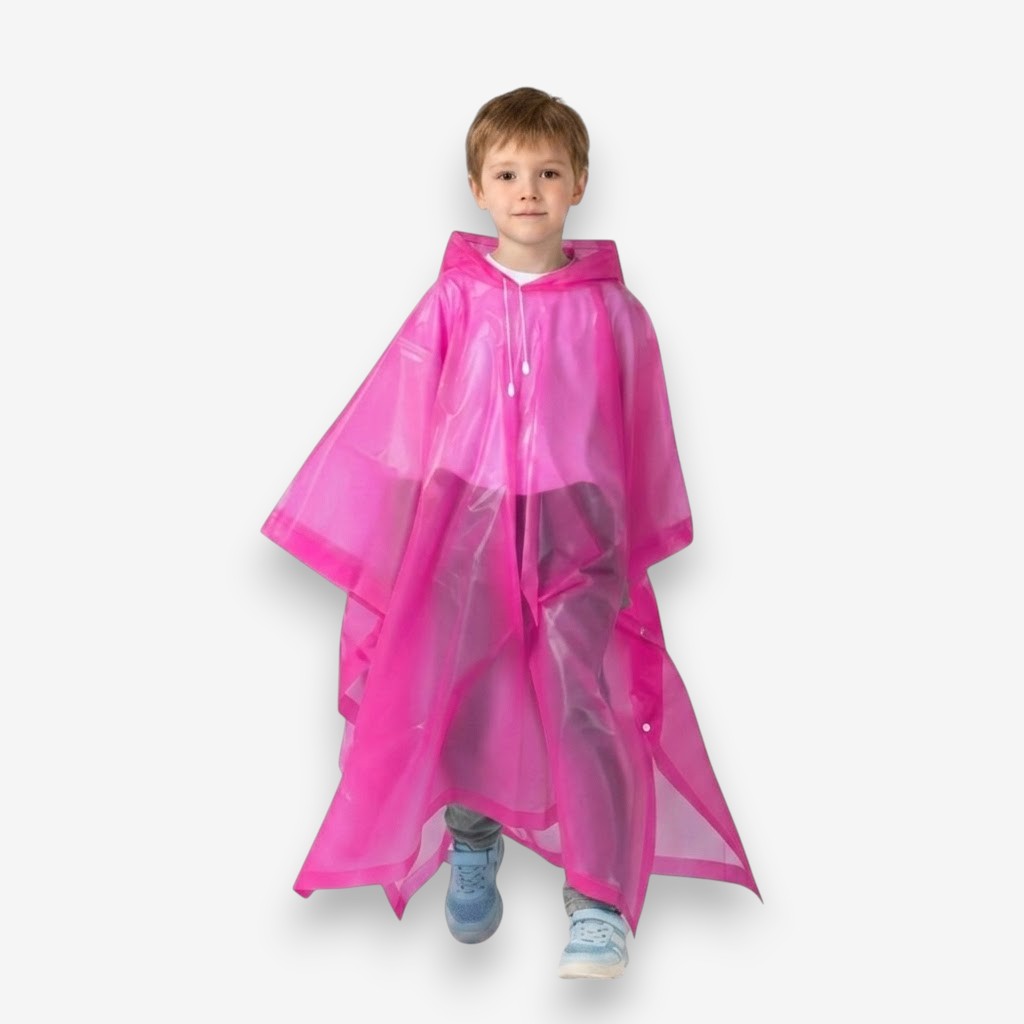 Poncho pluie enfant pratique