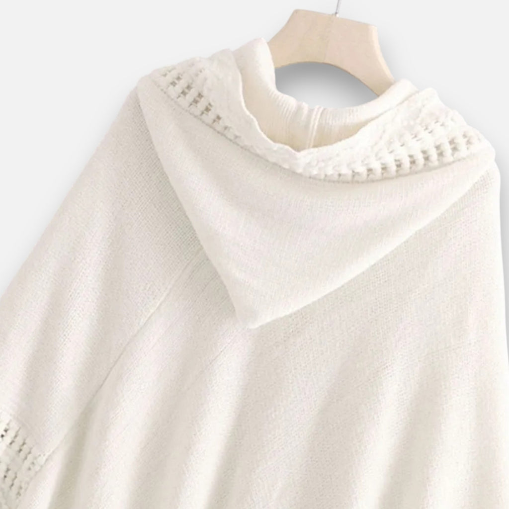 Poncho en laine femme tendance