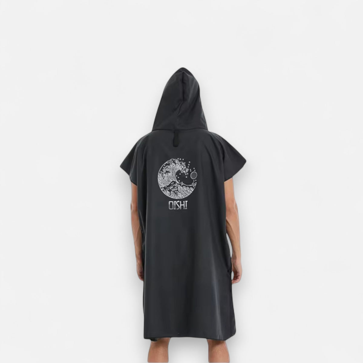 Poncho surf homme noir