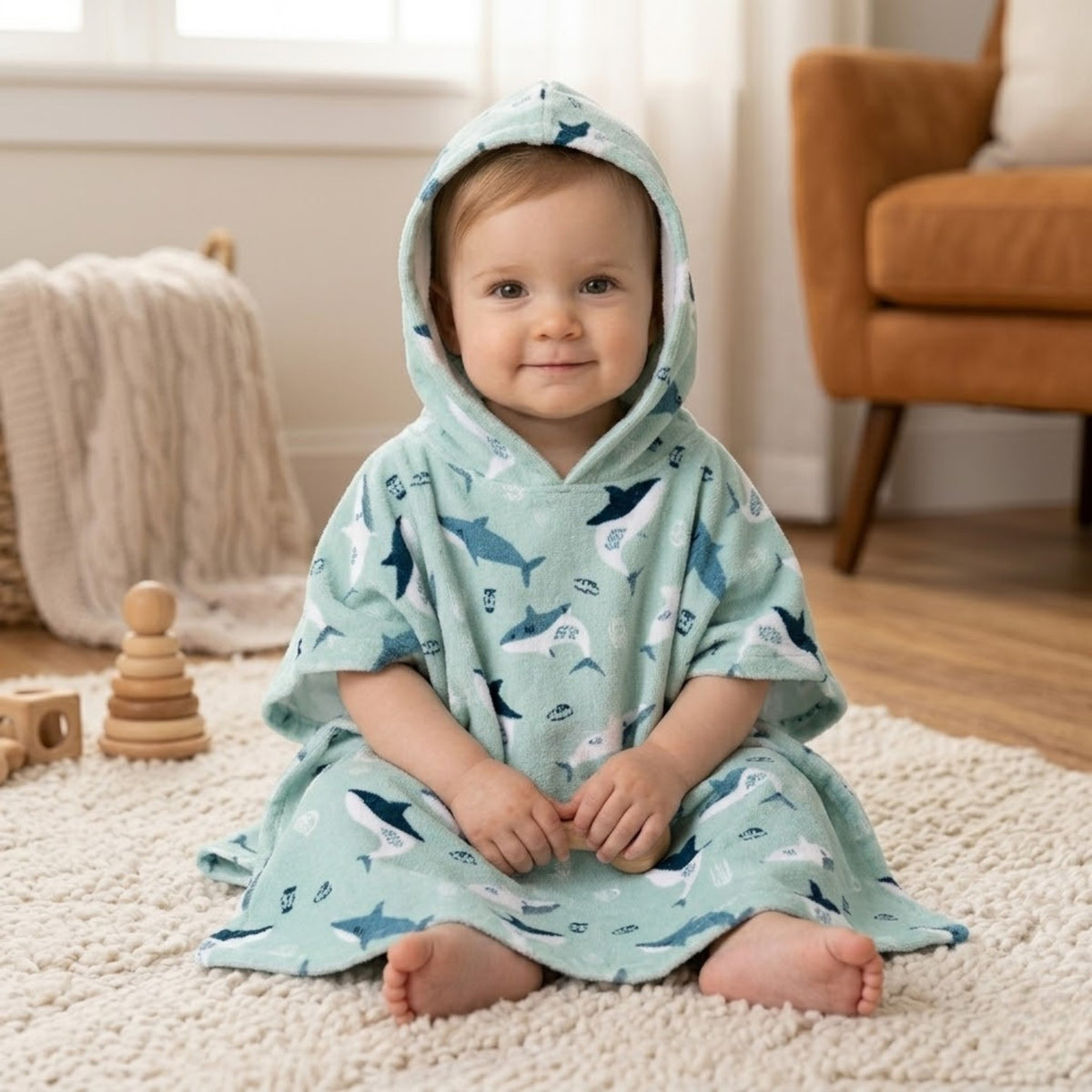 Poncho bébé été