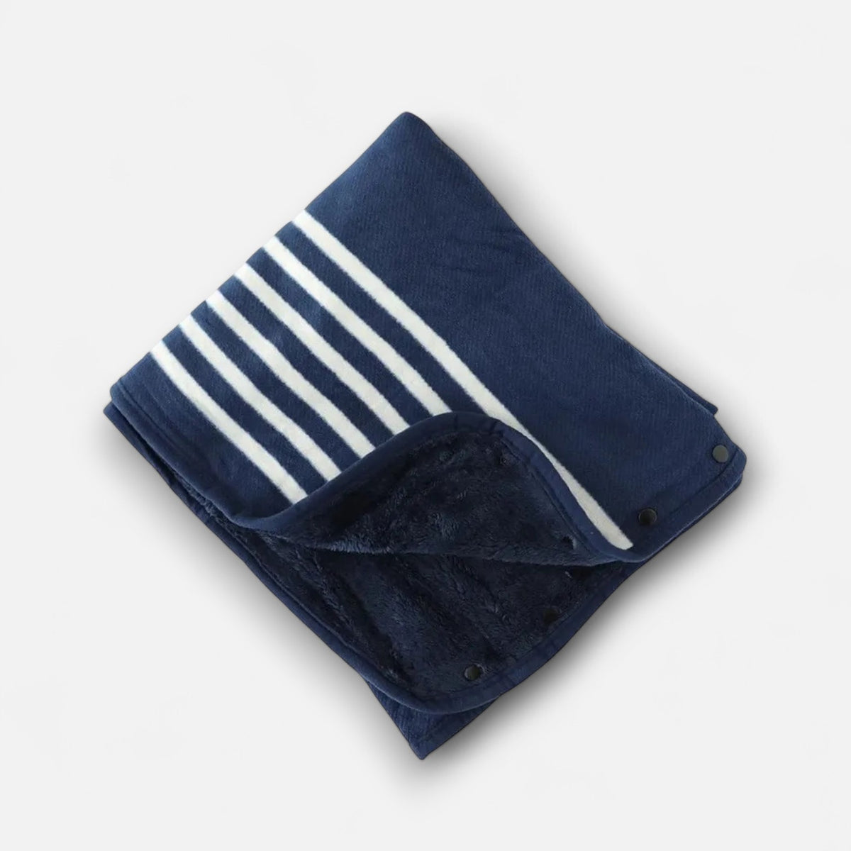 Poncho polaire femme style marin