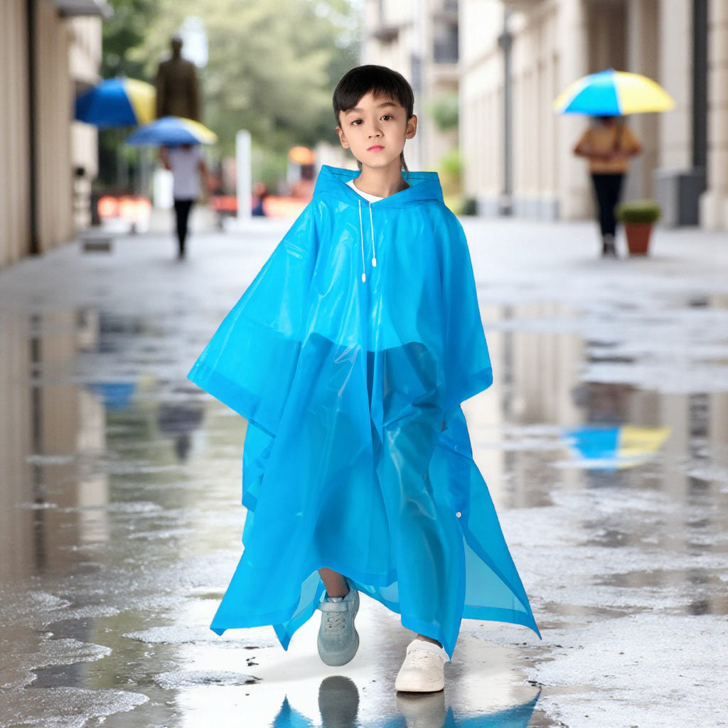 Poncho pluie enfant pratique