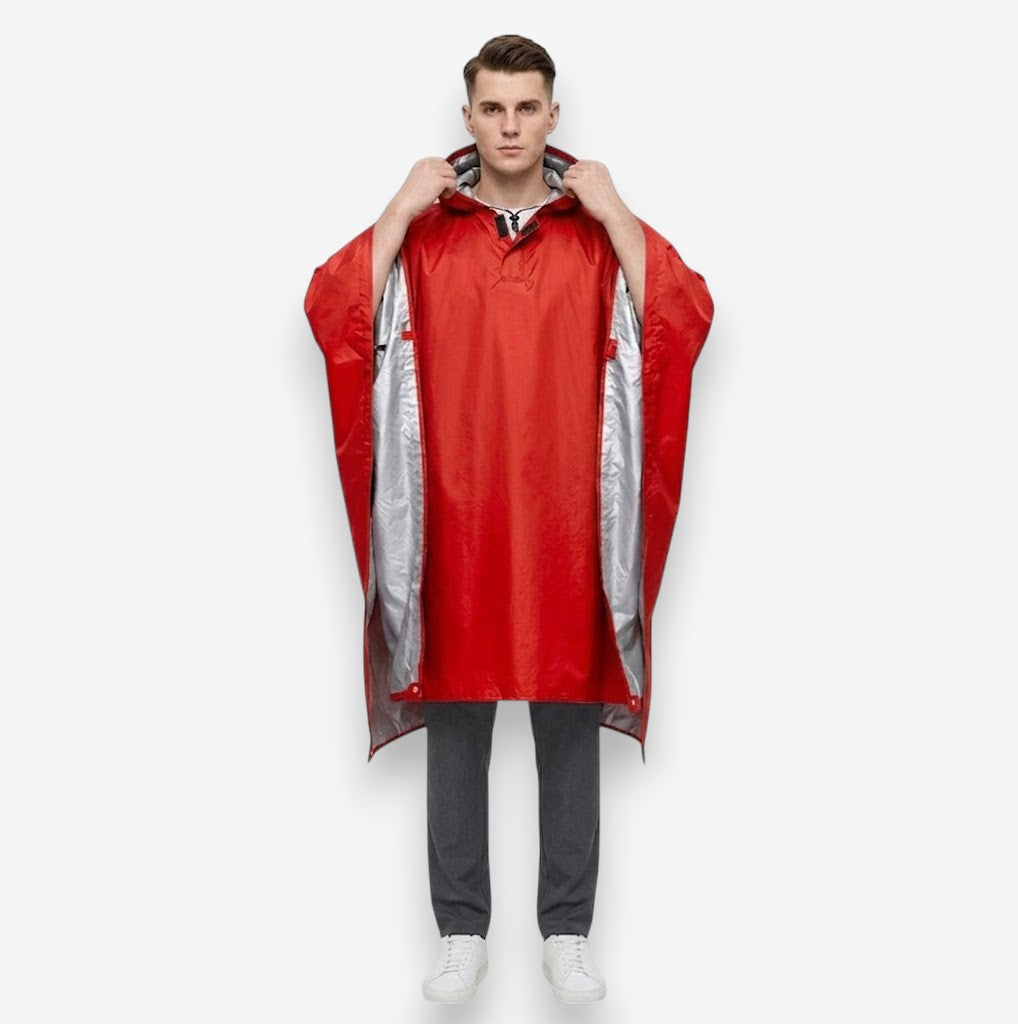 Poncho pluie homme coupe-vent