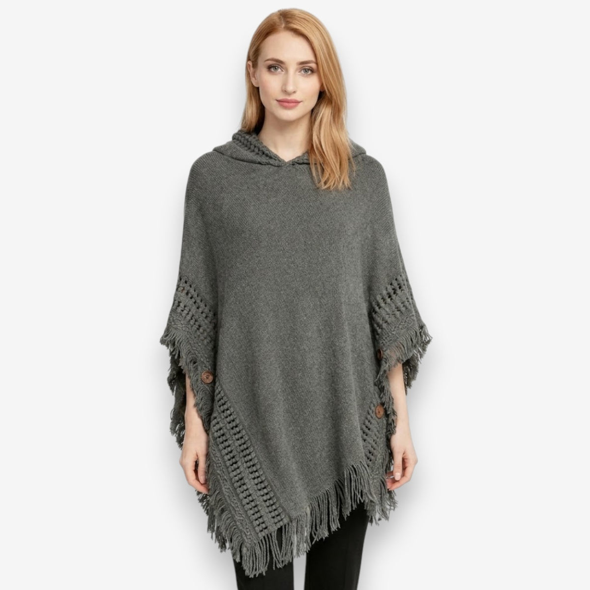 Poncho en laine femme tendance