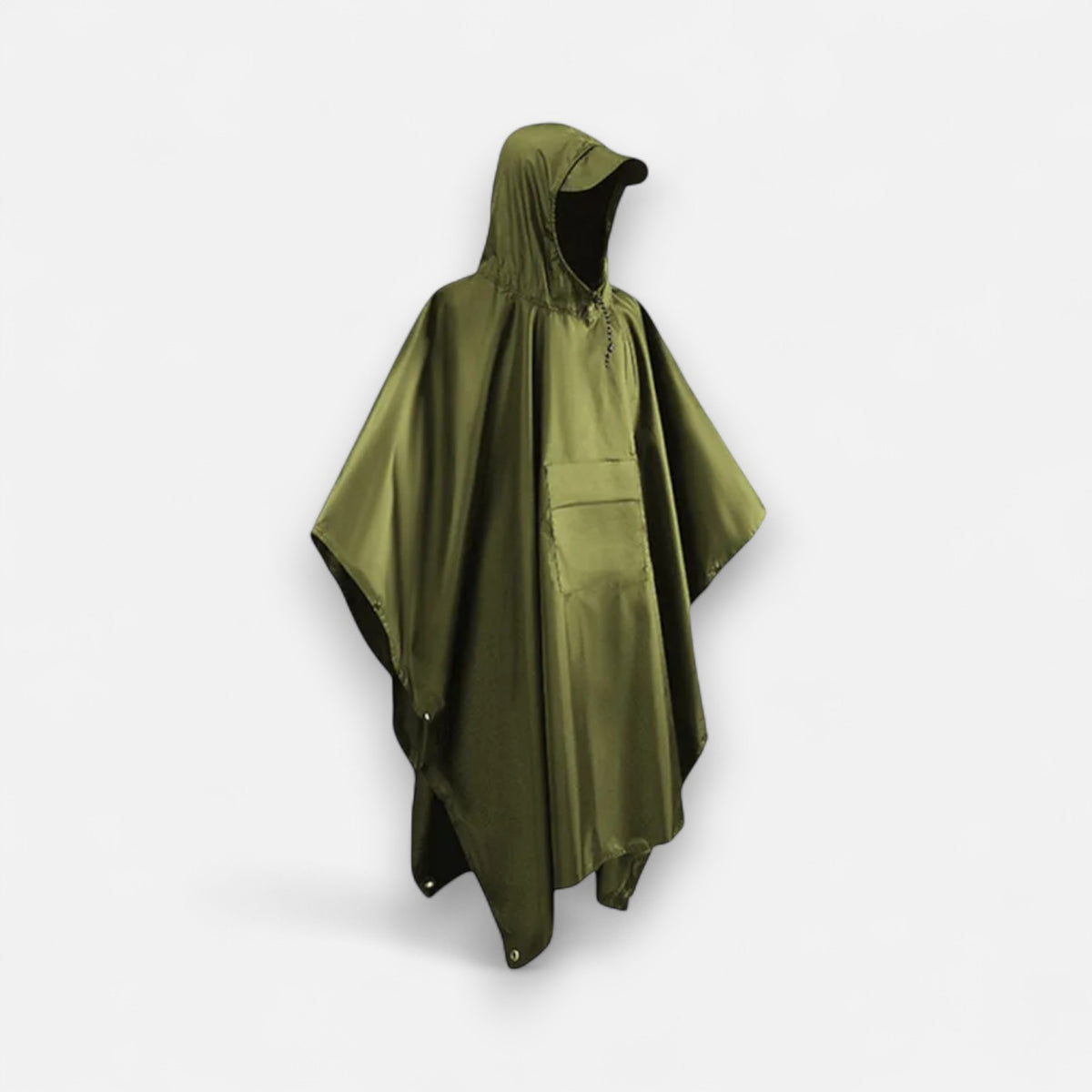 Poncho pluie femme compact