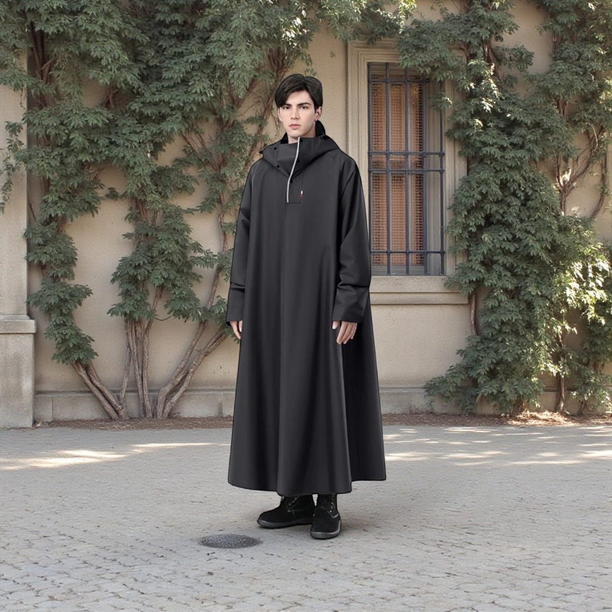 Poncho pluie homme long imperméable