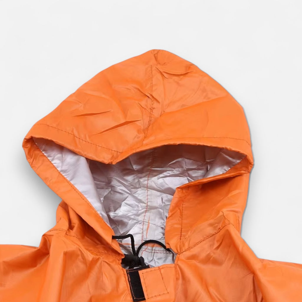 Poncho pluie homme coupe-vent