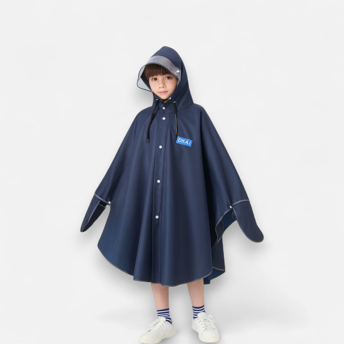Poncho de pluie enfant avec visière