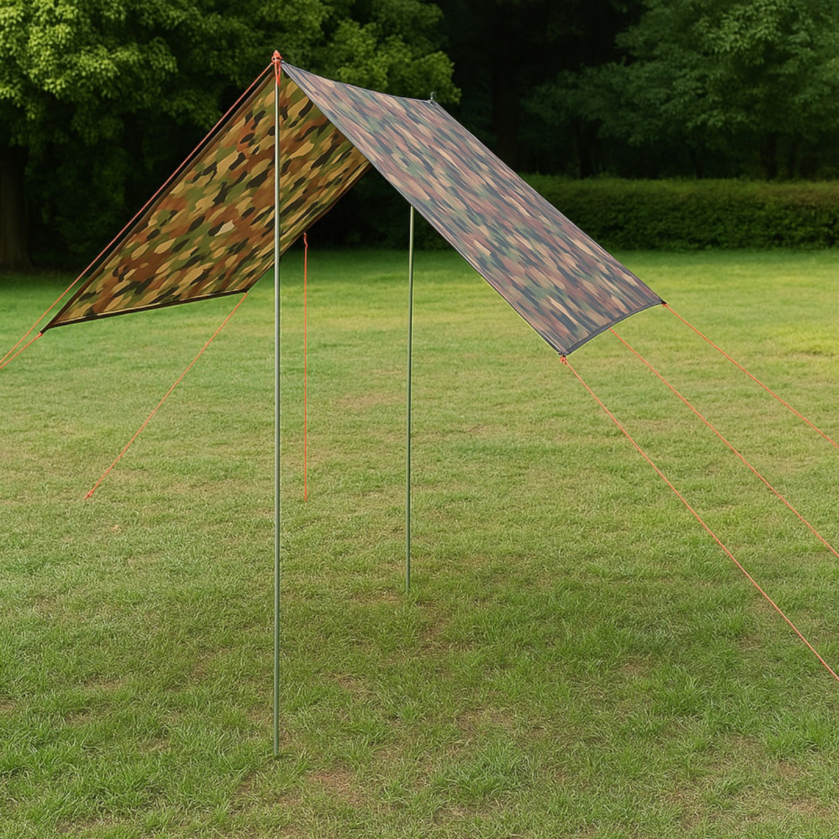 Poncho pluie homme camouflage imperméable