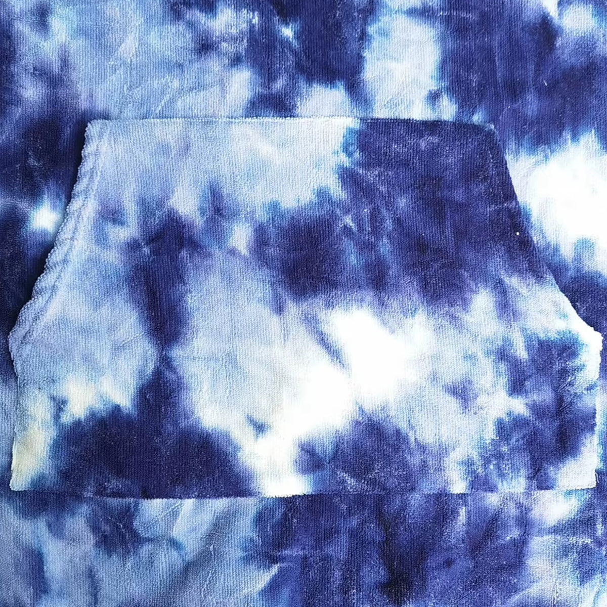 Poncho de surf femme bleu