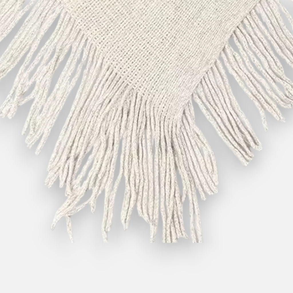 Poncho en laine femme moderne