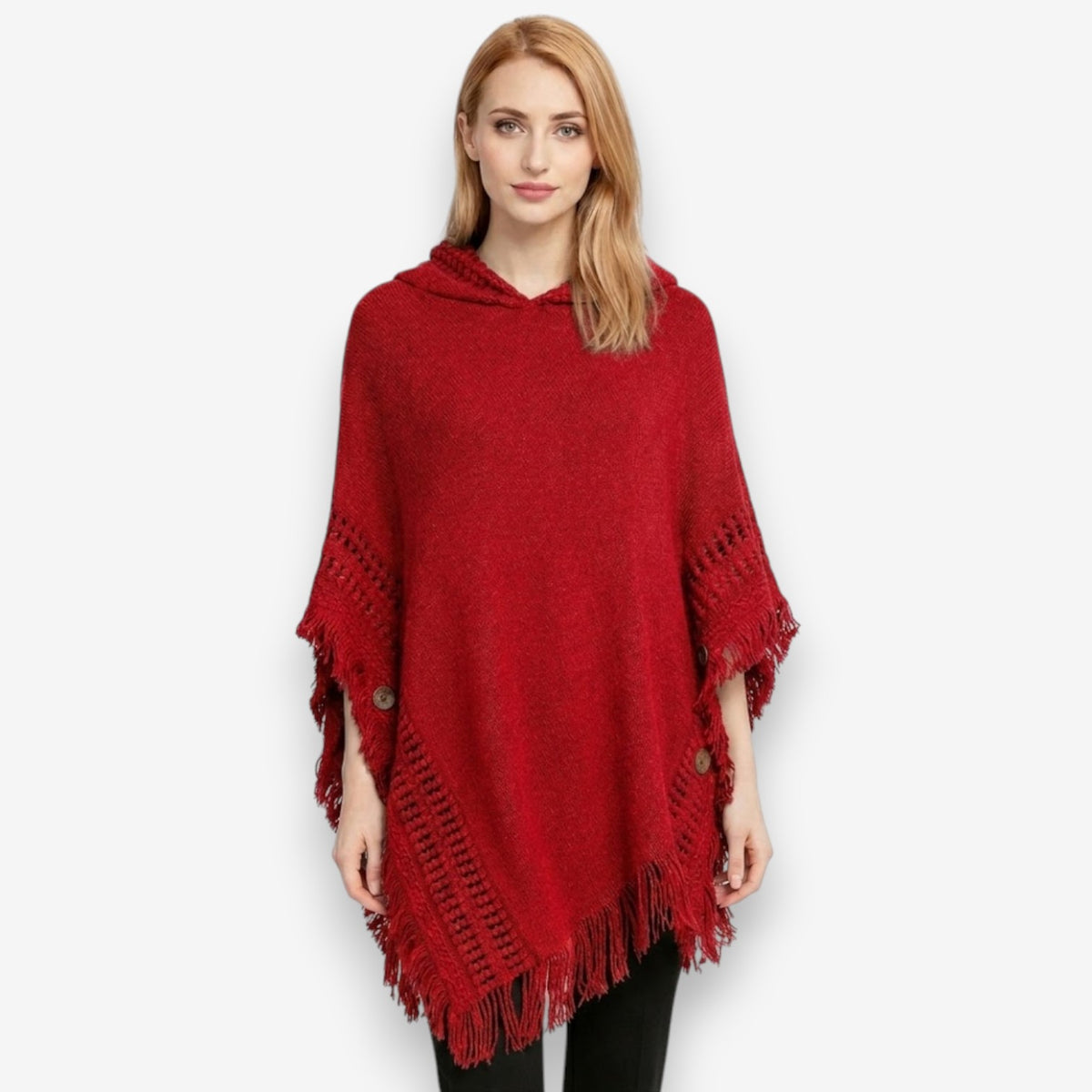 Poncho en laine femme tendance