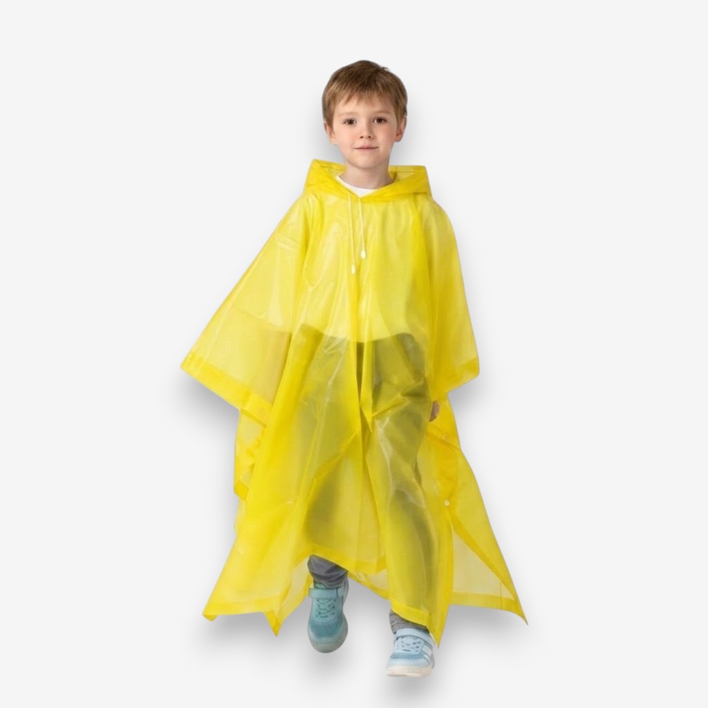 Poncho pluie enfant pratique