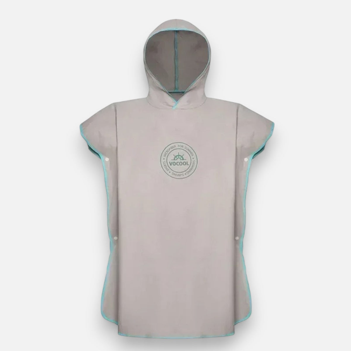 Poncho surf enfant microfibre à capuche