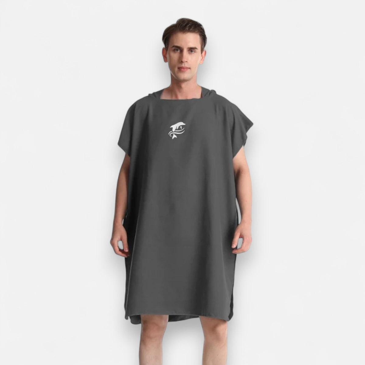 Poncho plage homme absorbant